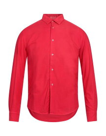 【送料無料】 アルテア メンズ シャツ トップス Solid color shirt Red