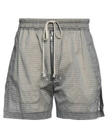 【送料無料】 リックオウエンス メンズ ハーフパンツ・ショーツ ボトムス Shorts & Bermuda Grey