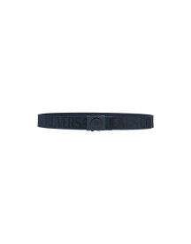 【送料無料】 ヴェルサーチ メンズ ベルト アクセサリー Fabric belt Midnight blue