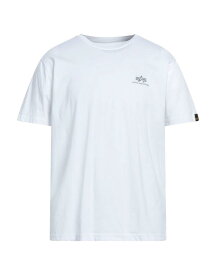 【送料無料】 アルファインダストリーズ メンズ Tシャツ トップス T-shirt White