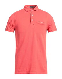 【送料無料】 ロッソピューロ メンズ ポロシャツ トップス Polo shirt Coral