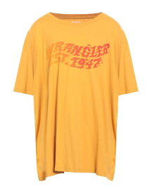 【送料無料】 ラングラー メンズ Tシャツ トップス T-shirt Mustard