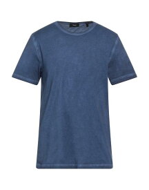 【送料無料】 セオリー メンズ Tシャツ トップス Basic T-shirt Navy blue