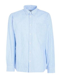 【送料無料】 ウール リッチ メンズ シャツ トップス Striped shirt Sky blue