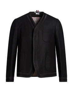 �g���u���E�� �����Y �A�E�^�[ �W���P�b�g�E�u���]�� THOM BROWNE �u���]�� Black �u���b�N