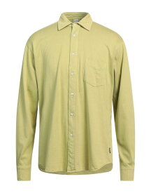 【送料無料】 アスペジ メンズ シャツ トップス Solid color shirt Light green