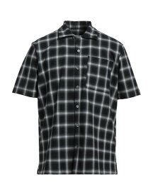 【送料無料】 デパートメントファイブ メンズ シャツ チェックシャツ トップス Checked shirt Black