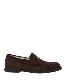 【送料無料】 ボス メンズ スリッポン・ローファー シューズ Loafers Dark brown