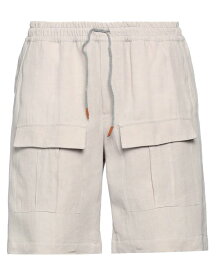 【送料無料】 イレブンティ メンズ ハーフパンツ・ショーツ ボトムス Shorts & Bermuda Beige