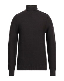 【送料無料】 ロッソピューロ メンズ ニット・セーター アウター Turtleneck Dark brown