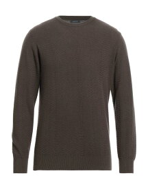 【送料無料】 ロッソピューロ メンズ ニット・セーター アウター Sweater Dark brown