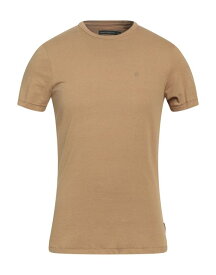 【送料無料】 フレンチコネクション メンズ Tシャツ トップス Basic T-shirt Camel