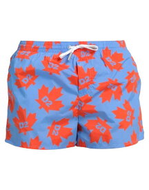 【送料無料】 ディースクエアード メンズ ハーフパンツ・ショーツ 水着 Swim shorts Sky blue