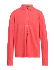 【送料無料】 ロッソピューロ メンズ シャツ トップス Solid color shirt Coral