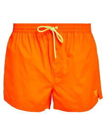 【送料無料】 ゲス メンズ ハーフパンツ・ショーツ 水着 Swim shorts Orange