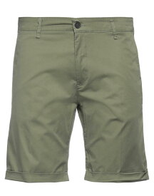 【送料無料】 ピューテリー メンズ ハーフパンツ・ショーツ ボトムス Shorts & Bermuda Military green