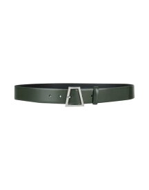 【送料無料】 トラサルディ メンズ ベルト アクセサリー Leather belt Military green