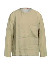 【送料無料】 バレナ メンズ Tシャツ トップス Linen shirt Sage green