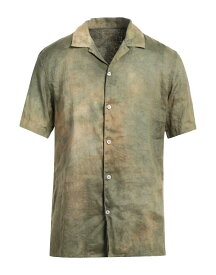 【送料無料】 アルテア メンズ シャツ リネンシャツ トップス Linen shirt Military green