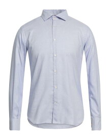 【送料無料】 ブルックスフィールド メンズ シャツ トップス Patterned shirt Light blue