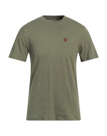 【送料無料】 エレメント メンズ Tシャツ トップス Basic T-shirt Military green