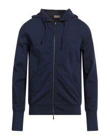 【送料無料】 クルチアーニ メンズ パーカー・スウェット フーディー アウター Hooded sweatshirt Midnight blue