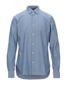 【送料無料】 アスペジ メンズ シャツ トップス Solid color shirt Azure