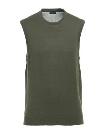 【送料無料】 ドルモア メンズ ニット・セーター アウター Sleeveless sweater Military green