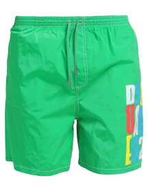 【送料無料】 ディースクエアード メンズ ハーフパンツ・ショーツ 水着 Swim shorts Green