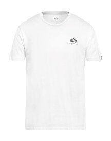 【送料無料】 アルファインダストリーズ メンズ Tシャツ トップス T-shirt White