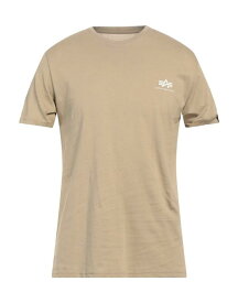 【送料無料】 アルファインダストリーズ メンズ Tシャツ トップス T-shirt Khaki