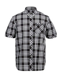 【送料無料】 フレッドペリー メンズ シャツ チェックシャツ トップス Checked shirt Black