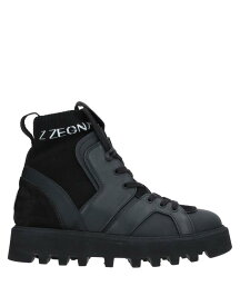 【送料無料】 エルメネジルド ゼニア メンズ ブーツ・レインブーツ シューズ Boots Black