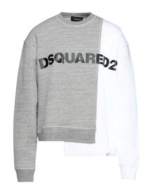 【送料無料】 ディースクエアード メンズ パーカー・スウェット アウター Sweatshirt Grey