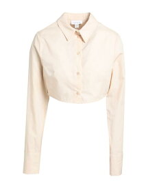 【送料無料】 トップショップ レディース シャツ トップス Solid color shirts & blouses Beige
