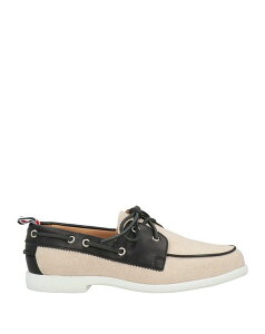 �g���u���E�� ���f�B�[�X �V���[�Y �X���b�|���E���[�t�@�[ THOM BROWNE ���J�V�� Beige �x�[�W��