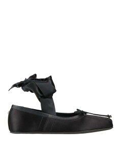 �A�� �h�D�������X�e�[�� ���f�B�[�X �V���[�Y �p���v�X ANN DEMEULEMEESTER �o�����[�i Black �u���b�N