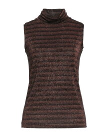 【送料無料】 カラクテール レディース ニット・セーター アウター Sleeveless sweater Dark brown