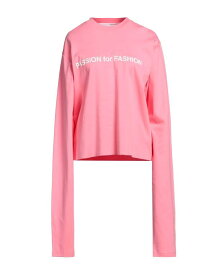 【送料無料】 ジーシーディーエス レディース Tシャツ トップス T-shirt Pink