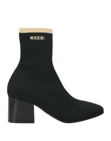 【送料無料】 マルニ レディース ブーツ・レインブーツ ブーティ シューズ Ankle boot Black