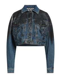 【送料無料】 ヴェルサーチ レディース ジャケット・ブルゾン デニムジャケット アウター Denim jacket Blue