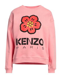 【送料無料】 ケンゾー レディース パーカー・スウェット アウター Sweatshirt Pink