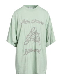 【送料無料】 アクネ ストゥディオズ レディース Tシャツ トップス T-shirt Light green