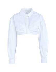 【送料無料】 トップショップ レディース シャツ トップス Solid color shirts & blouses White