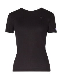 【送料無料】 チャンピオン レディース Tシャツ トップス T-shirt Black