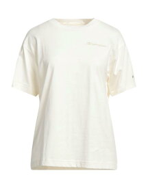 【送料無料】 チャンピオン レディース Tシャツ トップス T-shirt Cream