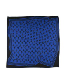 【送料無料】 アレキサンダー・マックイーン レディース マフラー・ストール・スカーフ アクセサリー Scarves and foulards Bright blue