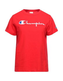 【送料無料】 チャンピオン レディース Tシャツ トップス T-shirt Red