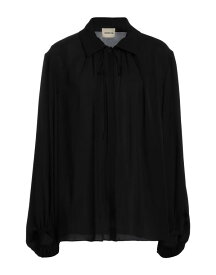 【送料無料】 カイト レディース シャツ トップス Silk shirts & blouses Black