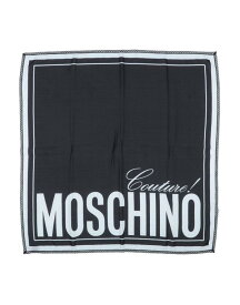 【送料無料】 モスキーノ レディース マフラー・ストール・スカーフ アクセサリー Scarves and foulards Black